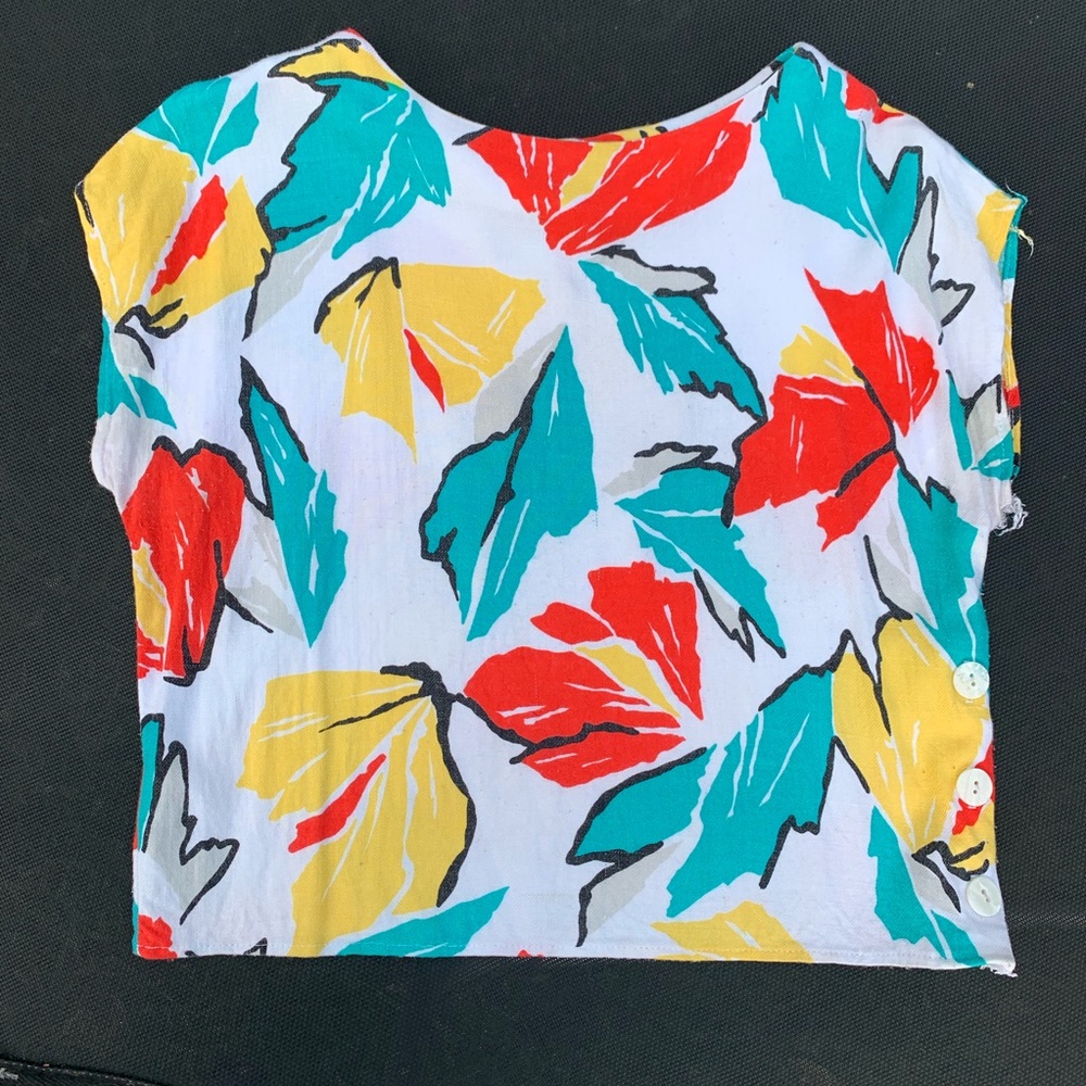 Melrose High Neck Vintage Blouse